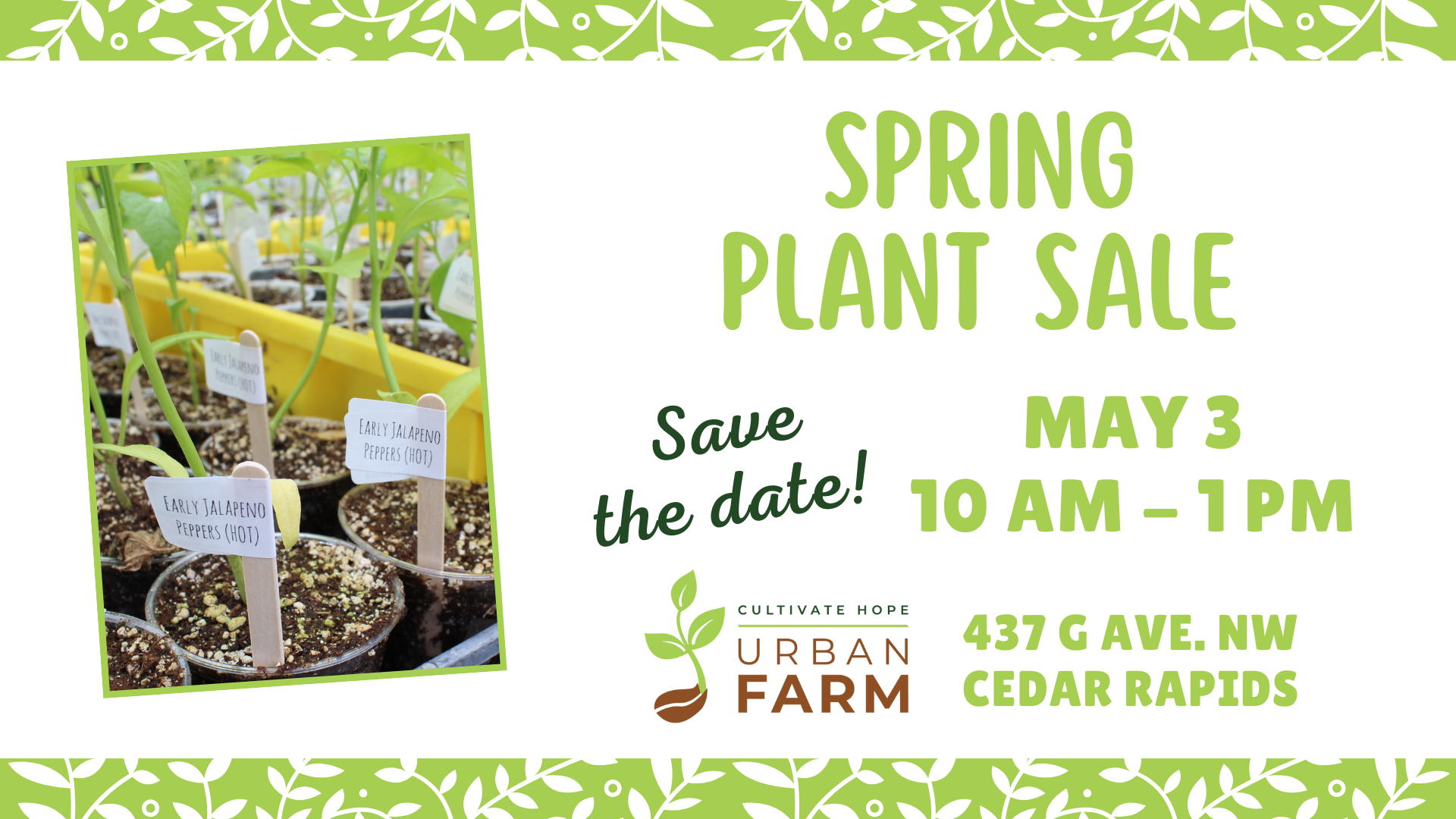 2025 Spring Plant Sale